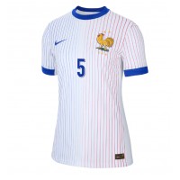 Camiseta Francia Jules Kounde #5 Visitante Equipación para mujer Eurocopa 2024 manga corta